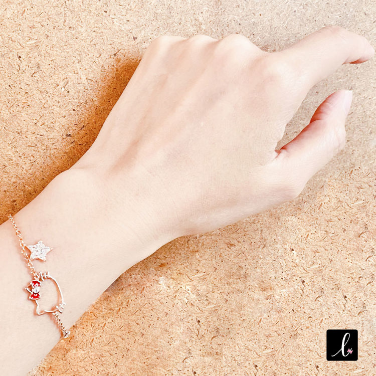 Picture of [925純銀]燦若繁星系列~ Hello Kitty 金星閃耀手鏈