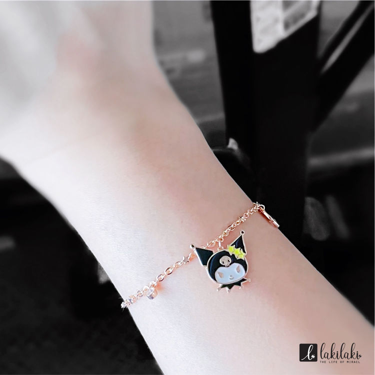 Picture of [防敏感金屬]可愛小惡魔系列- Kuromi手鏈