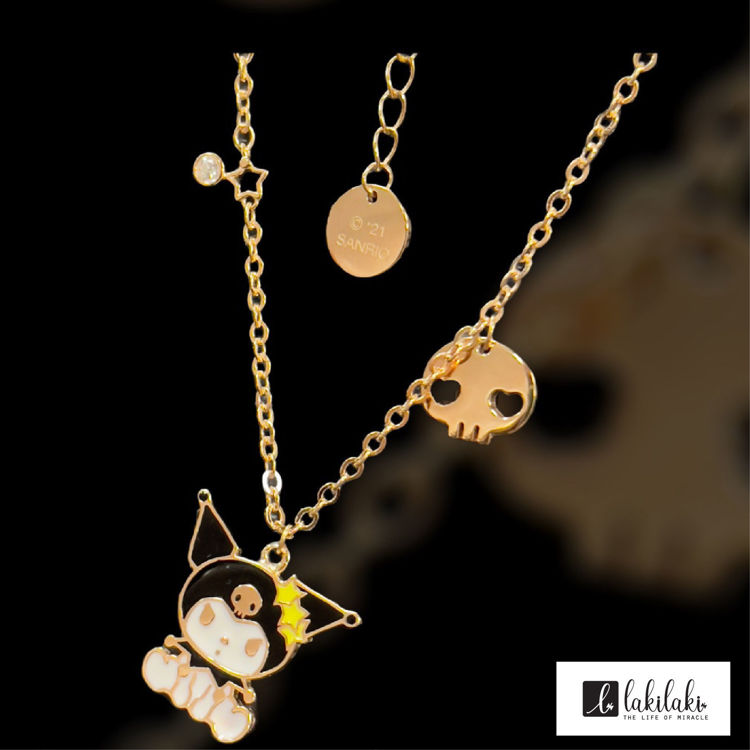 Picture of [防敏感金屬]可愛小惡魔系列- Kuromi項鏈